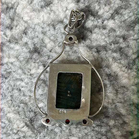 925 gemstone pendant - Picture 4 of 5